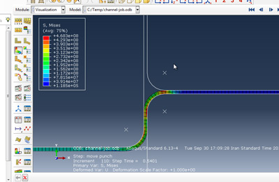 آموزش شبیه سازی فرایند کشش عمیق بدون ورق گیر در آباکوس